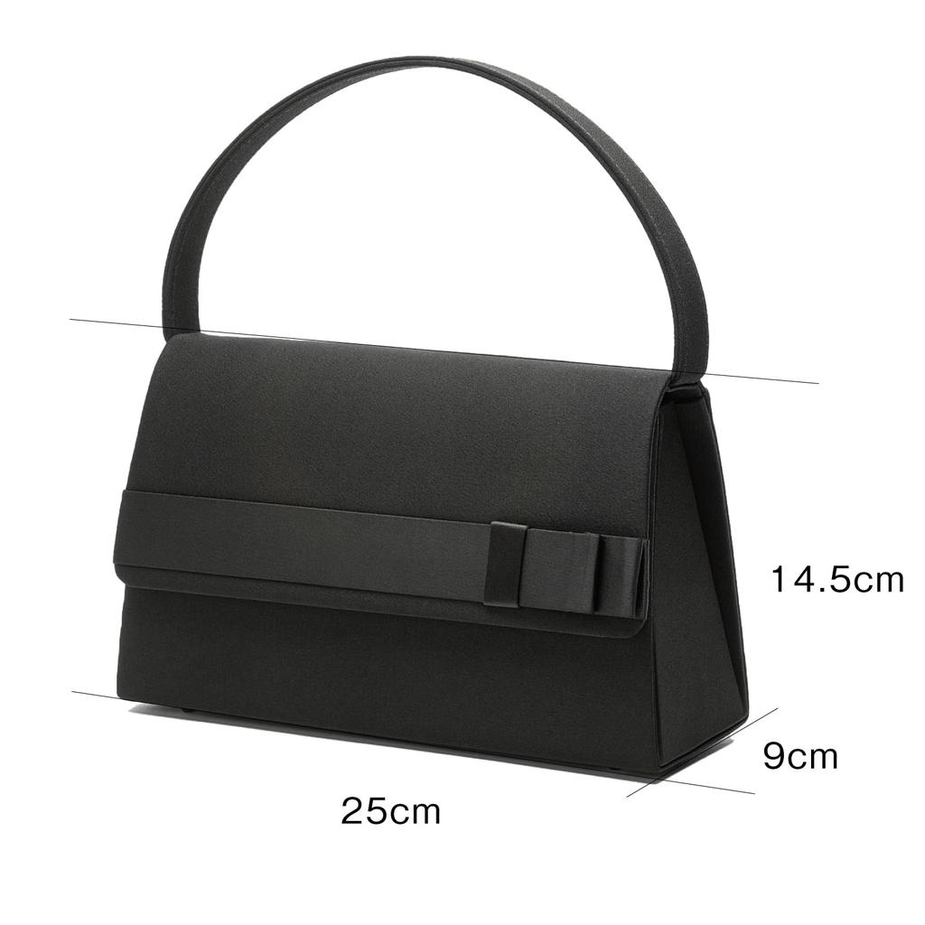 Black formal bag for women, suitable for weddings, funerals, graduations, and other formal occasions. Product code: A220-2.