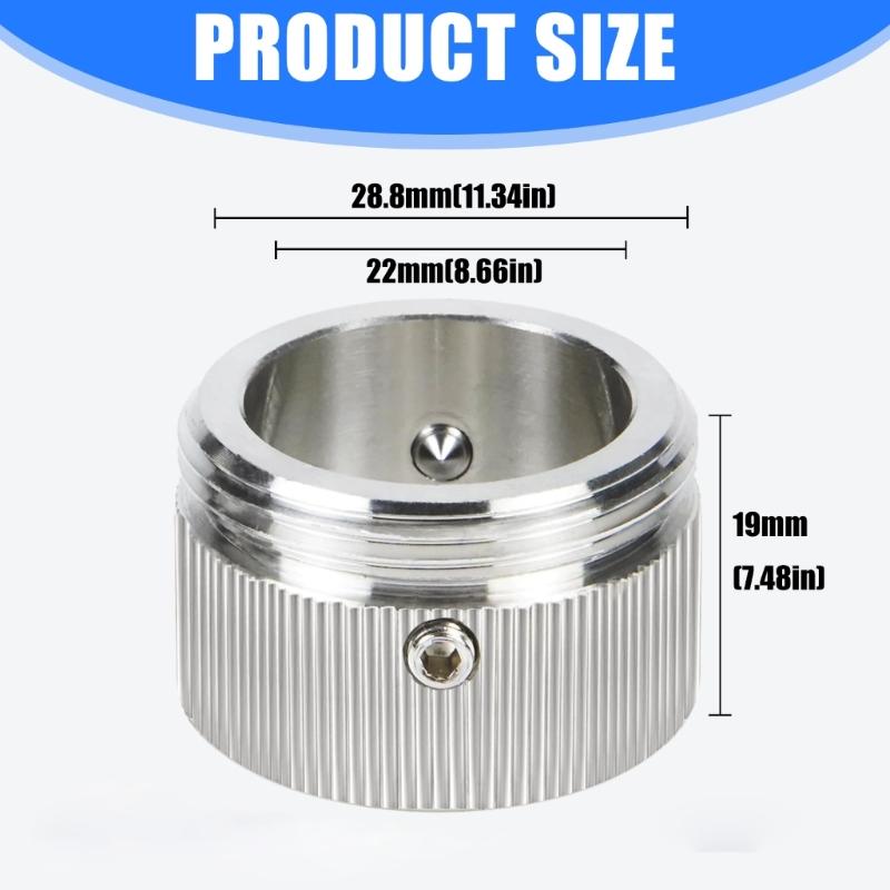  M30x1.5 Thread Heating Thermostat Adapter Stainless Steel Thermostat Adapter