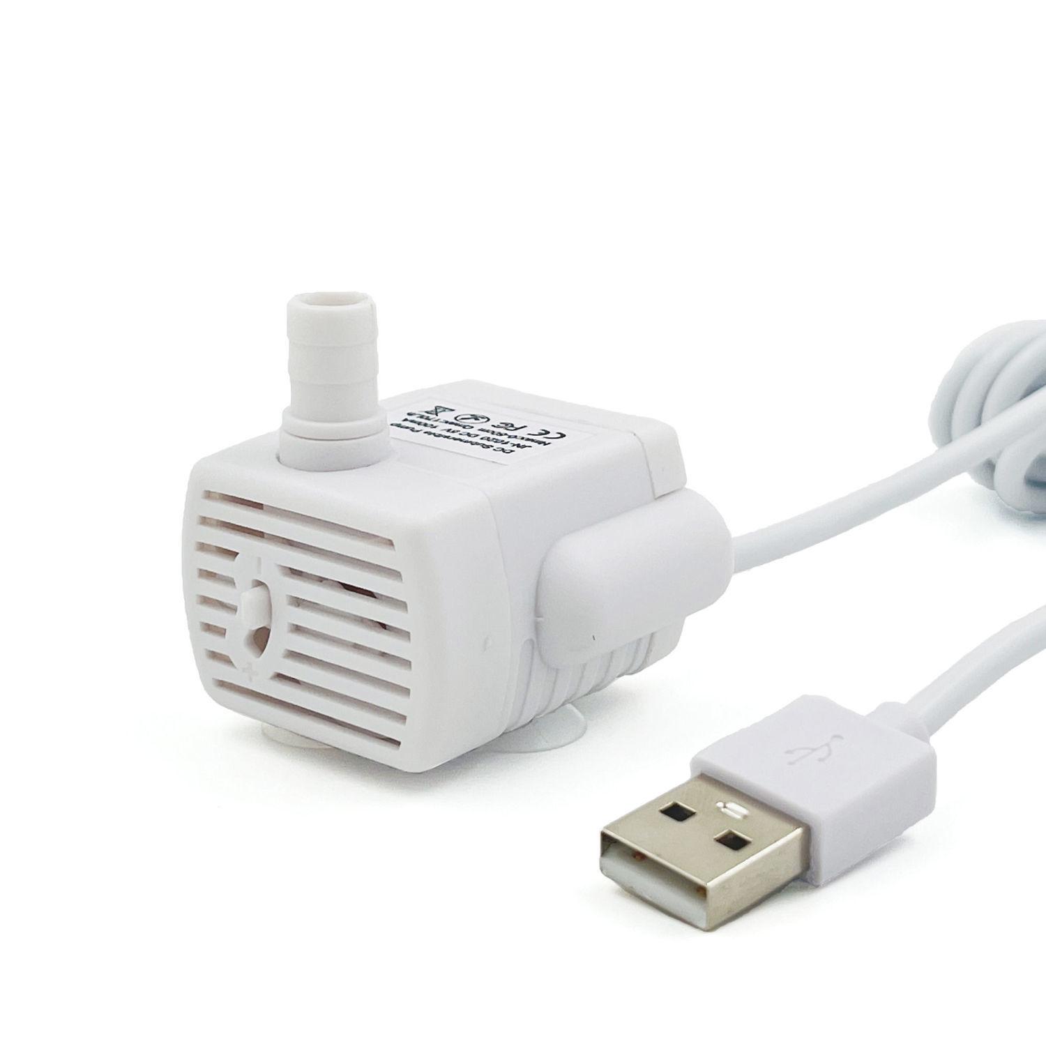 

Фонтанчик для воды для питомцев с защитой от сухого хода и подсветкой - Насос постоянного тока 5В 1А для кошек Water Dispenser Special Pump