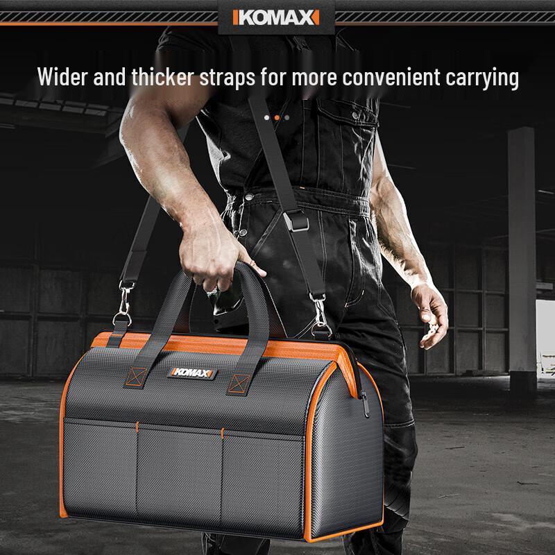 Comas 16-Zoll Robuste Tragbare Werkzeugtasche aus Segeltuch