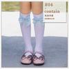 Children's Lolita tube socks Girls bow knee socks White stockings Western dress Accessories