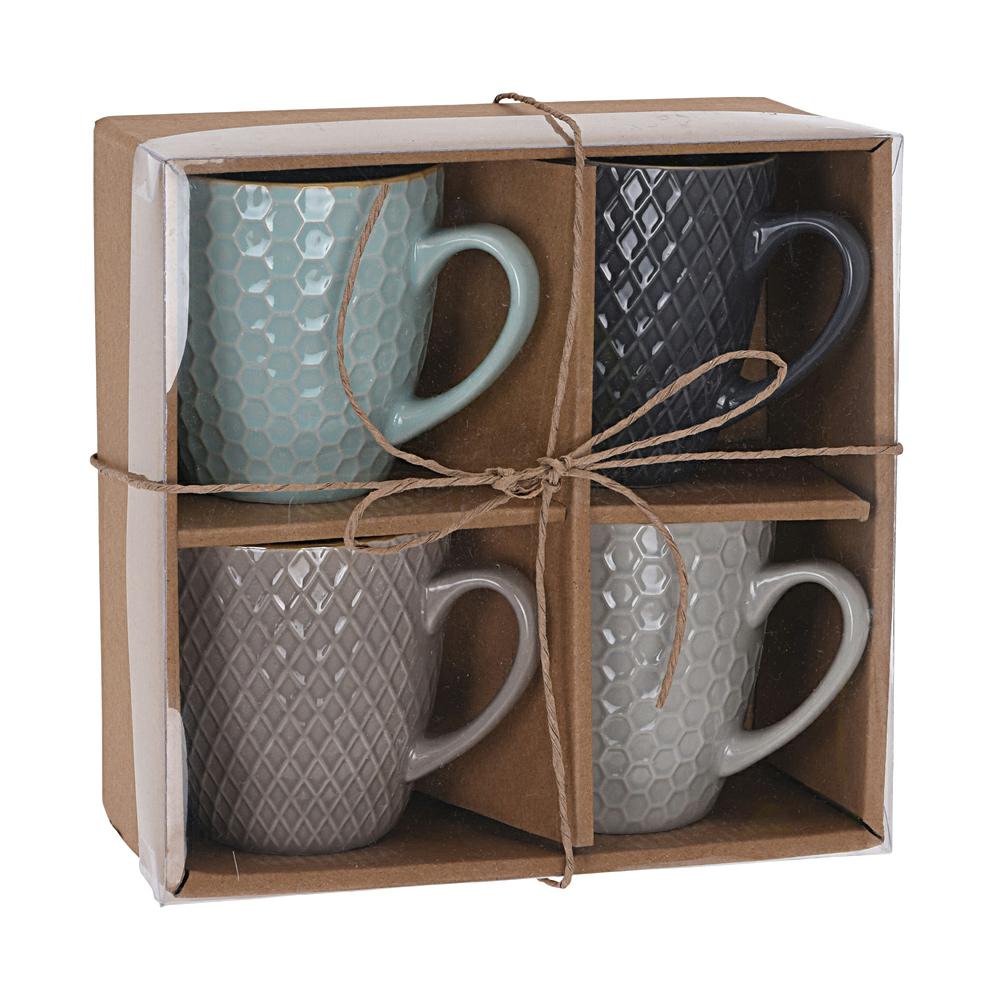 Ceramic Cup Set 4 Pcs 300 Ml