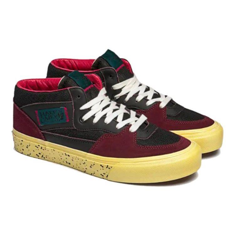 Vans Half Cab VLT LX Port Royale Charcoal Unisex Sneakers Red VN0A5KC7FSJ