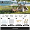 TAN XIAN ZHE Explorer Camping Tent with Extended Awning