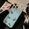 Feather Luster Phone Case for Samsung A53 A14 A33 A12 A32 S24 S23 Plus S20 S21 FE for iPhone 17 15 16 13 Pro 17 16 Pro Max Butterfly Bow Phone Case