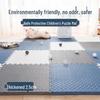Eco-friendly EVA Foam Interlocking Baby Crawling Mat - Foldable & Anti-Fall Mat for Kids