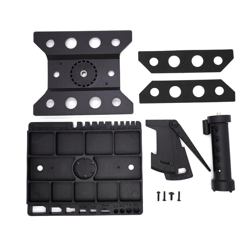 RC Cars Work Stand Assembly Platform Repair Station 360 Degree Rotate Adjustable height for 1/10 1/8 1/12 1/14 1/16 RC Car Model