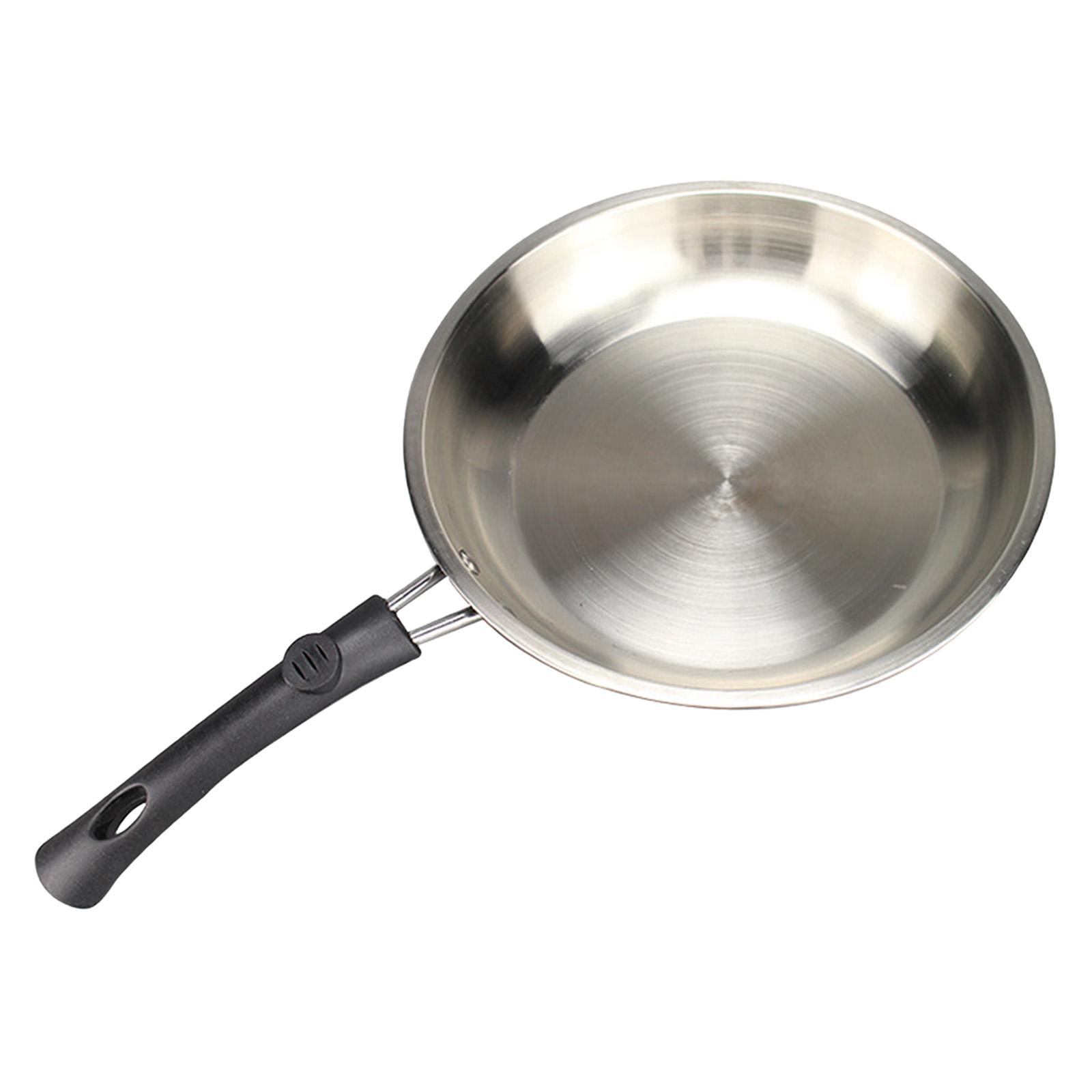 

22cm Multiuse Frying Pan Comfortable Handle Kitchen Utensil Egg Baking Wok for Hotel Restaurant Home Picnic - Non-Stick