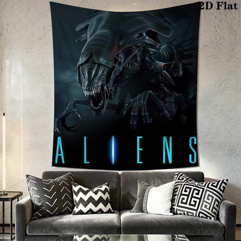 Alien Pattern Home Decor Tapestry, Wall Hanging, Decorative RV Wall Cloth.SGT0917496