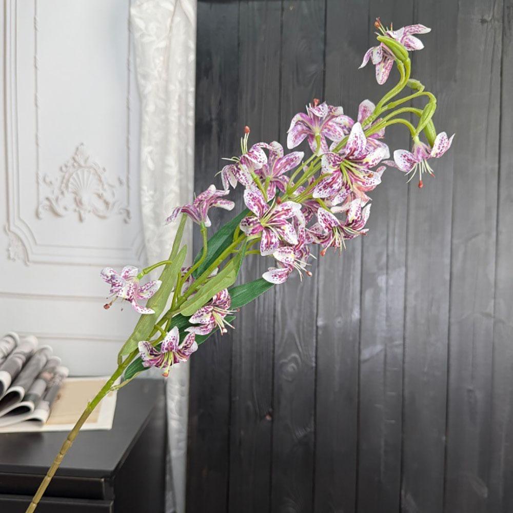

Flame Lily Artificial Flame Lily Floral Arrangement Realistic Simulation Flowers Plastic DIY Flower Flower Bouquet