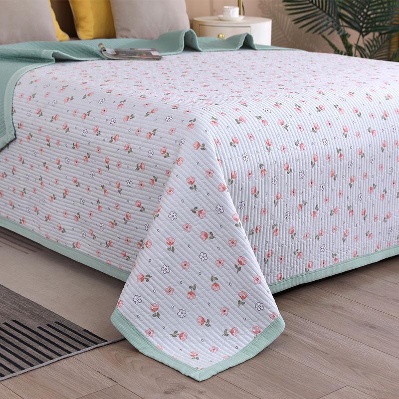 New Cotton Bed Cover Single Piece All Season Universal Bed Sheet Anti Slip Thick Mattress