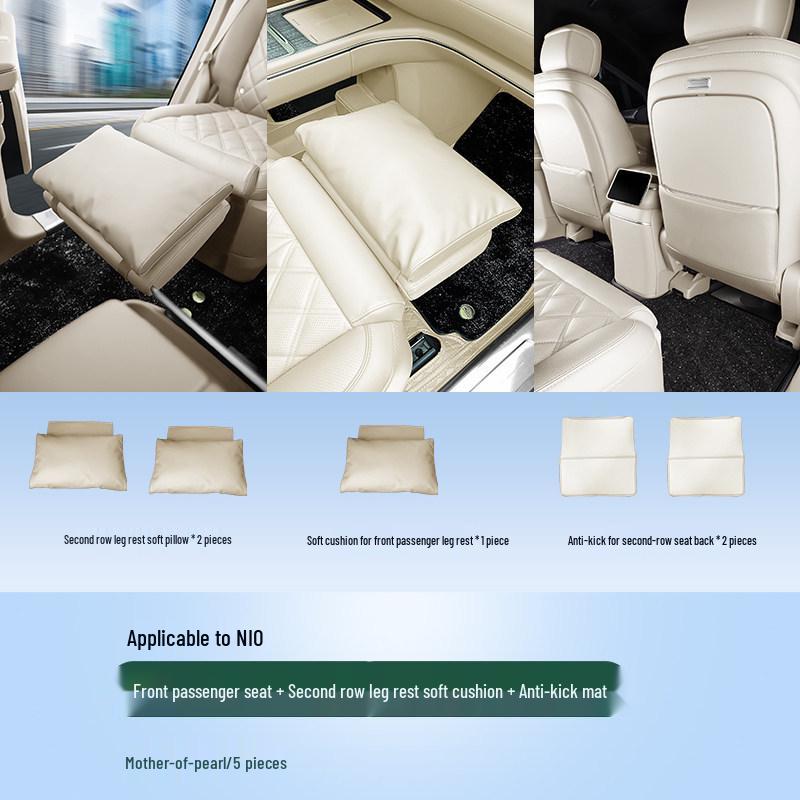 Nio ES8 Rear Leg Rest Pillow - Zero Gravity Protective Mat for 26 Models, Soft and Comfortable Car Interior Accessory