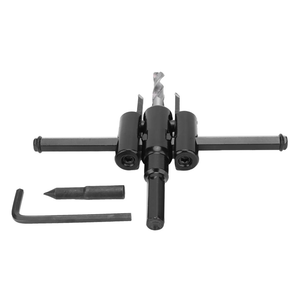 Adjustable Hole Cutter Saw Kit Alloy Steel DIY Round Cutting for Wood Plastic Board30120mm