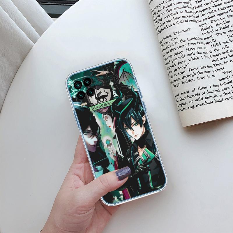 Disney Twisted Wonderland Transparente Handyhülle für Samsung Galaxy A04 A04S A14 A23 A34 A54 M23 M33 M52 M53