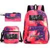 Attack Giant Elementary School Bag Backpack Casual School Bag Three-piece Set