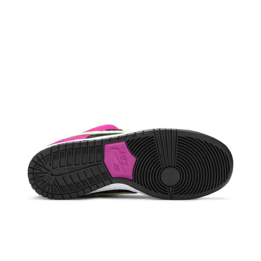 Nike Dunk Low Pro SB 'Red Plum' (Unisex) Red Plum / Black / Taxi / Citron Skateboard Shoes BQ6817 501