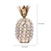 Crystal Beads Pineapple Decor Living Room Tabletop Ornament Home Office Desktop Decoration Crystal Pineapple Figurine