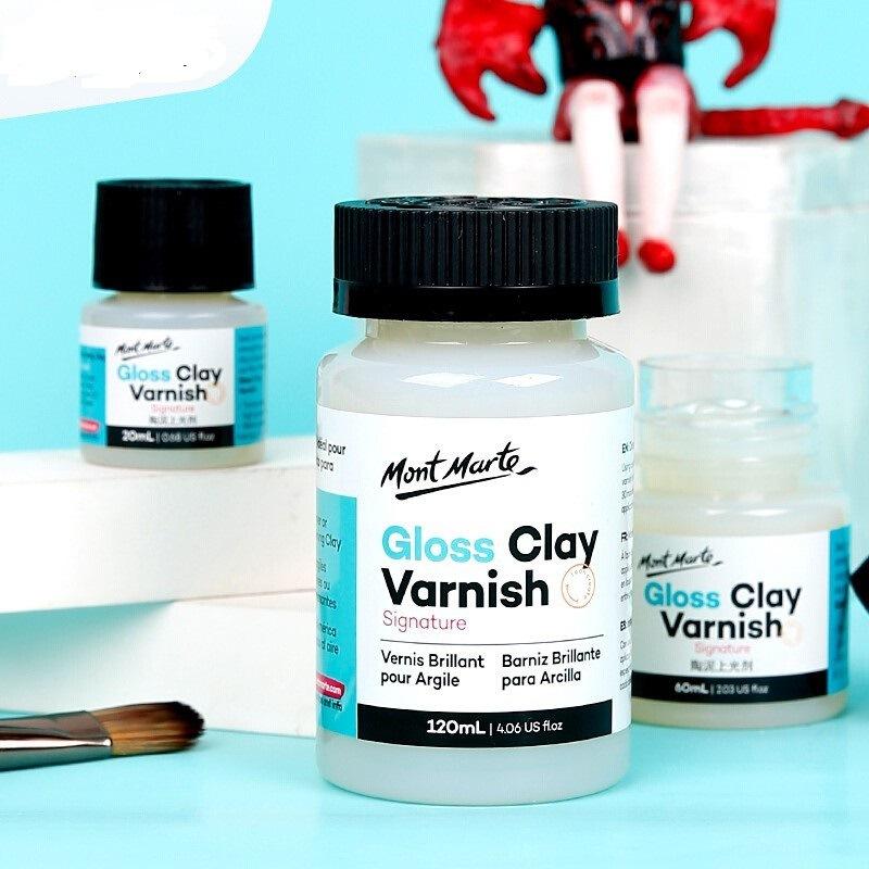High Gloss Varnish 10/60/120ml Long-Lasting Glossy Gloss Varnish For Air Dry Clay Stone Polishing Oil Painting Wood Maintenance