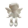 Angel Figurine with Articulated Legs, 3D Printed Guardian Angel Statue, Sitting Angel Desk Decoration for Home Office Shelf
