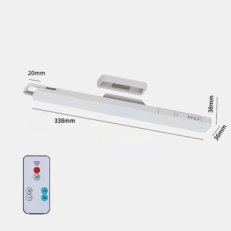 LED Desk Lamp Magnetic USB Rechargeable Light Stepless Dimming Table Lamp Hanging Bedroom Table Reading Rechargeable Night Light