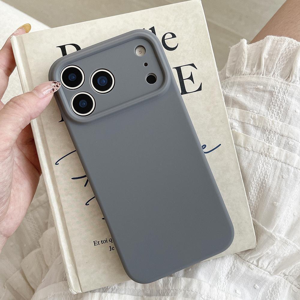 Fine Hole Ai camera control button liquid silicone phone case for iPhone 17 16 Pro Max Air full shokcproof soft back cover