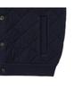 Iolo Quilted Knitting Vest_Navy