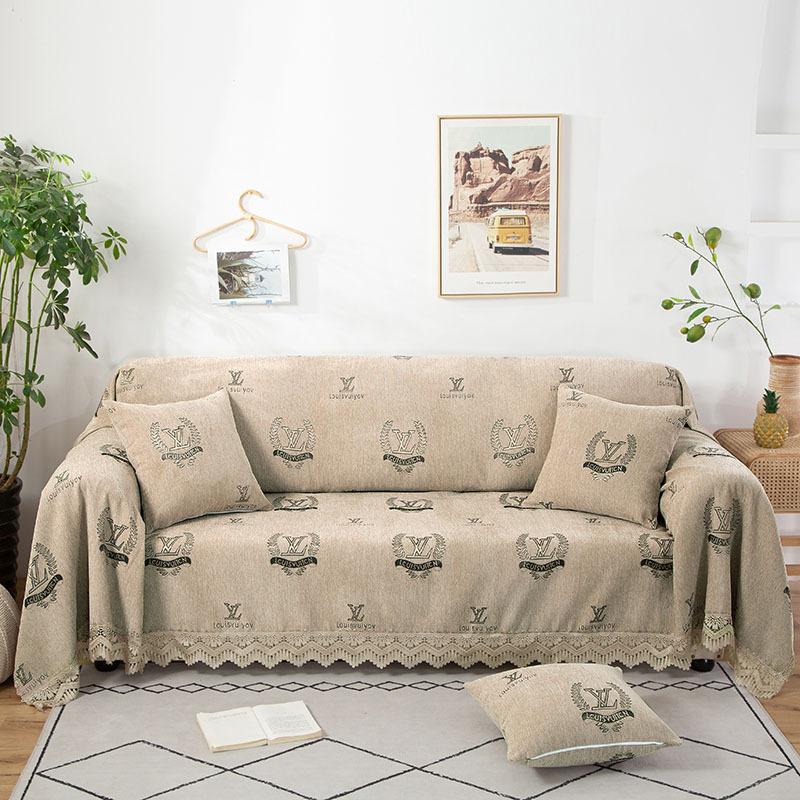 

Простые утолщенные чехлы для полотенец из шенилла, полностью покрывающие ткань, рукоделие, одинарные, двойные, три, императорские, наложницы, четыре сезона, универсальные 180*150cm