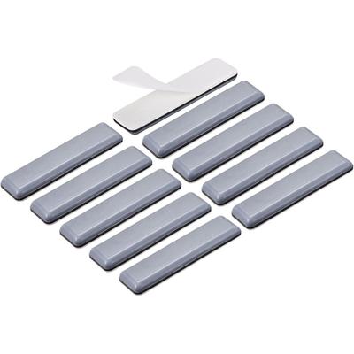 Furniture Slider Gliders (70x19mm) 10Pcs, Rectangle Self-Adhesive Floor Protector Pads - for Furniture Carpets