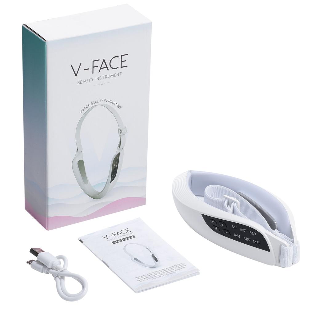 V Face Lifting Machine Electric V Line Up Lift Belt Facial Massage Skin Firming Beauty Device Double Chin Reducer