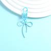 1PC DIY Creativity Alloy Decoration Bow Keychain Keychain Marker Lobster Buckle Design Pendant Gift Party
