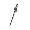 Ligral Hair Stick Kanzashi Simple Green for Kimono, Coming-of-Age Ceremony, Furisode, Graduation, Hakama, Yukata
