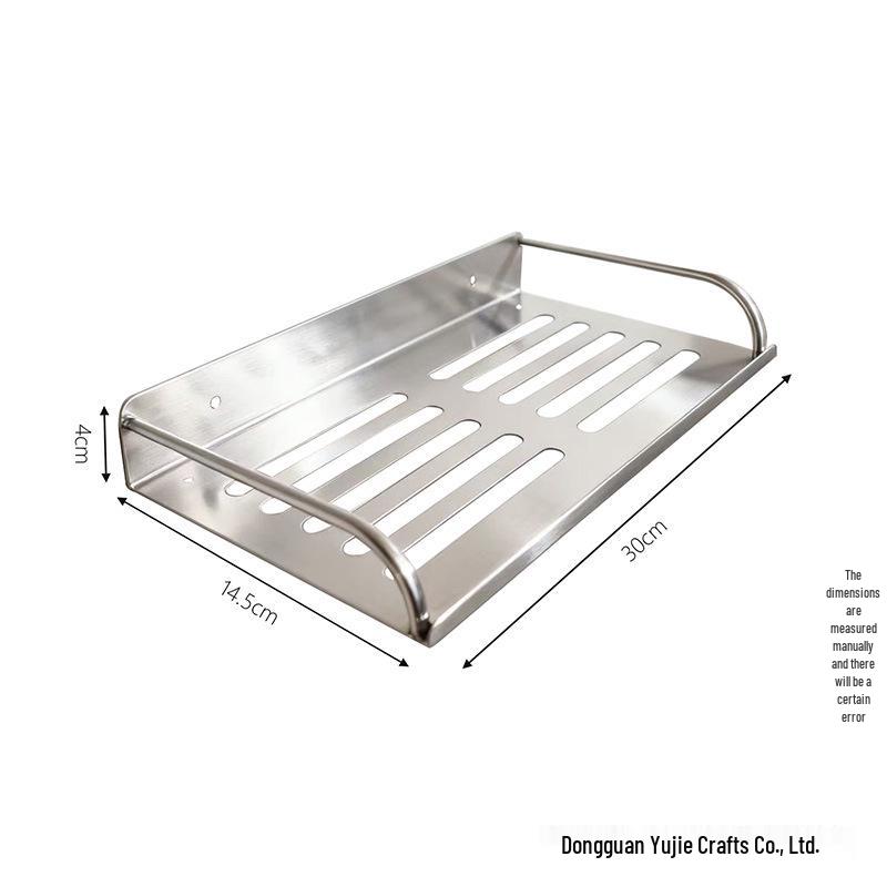 No-Punch 304 Stainless Steel Kitchen & Bathroom Multi-functional Storage Rack