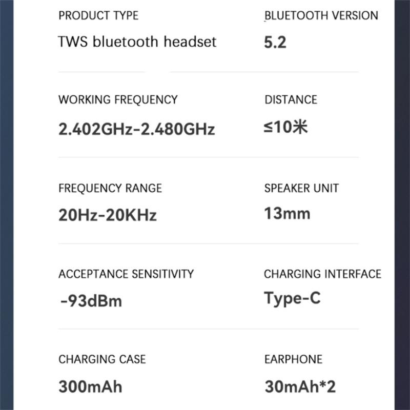 Lenovo Lp10 Bluetooth-compatible Headset True Wireless Running Sports Earbuds Gaming Noise Reduction