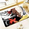 Anime Hot O-One-Punch Man Floor Mat Bedroom Living Room Flannel Door Mat Non-Slip Home Decor