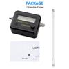 Digital Screen Satellite Finder Black Background 13-18V Dc Satellite Locator Yellow Word Satellite Dish Finder