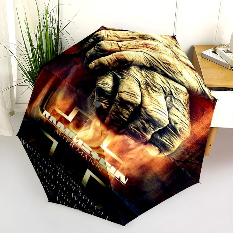 Rammstein: Set Free Folding umbrella durable travel light Three folds outdoor