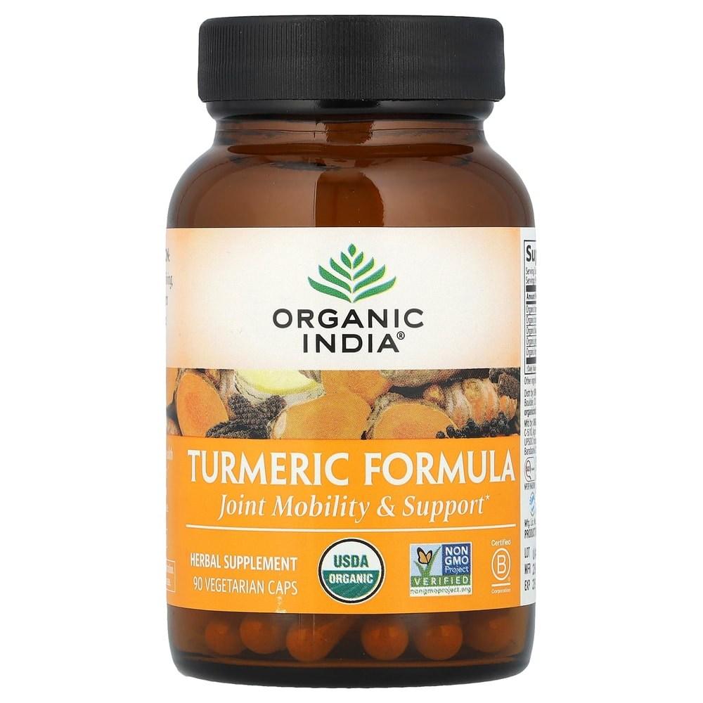 ORGANIC INDIA Turmeric Formula 90 Tablets 1 Pcs