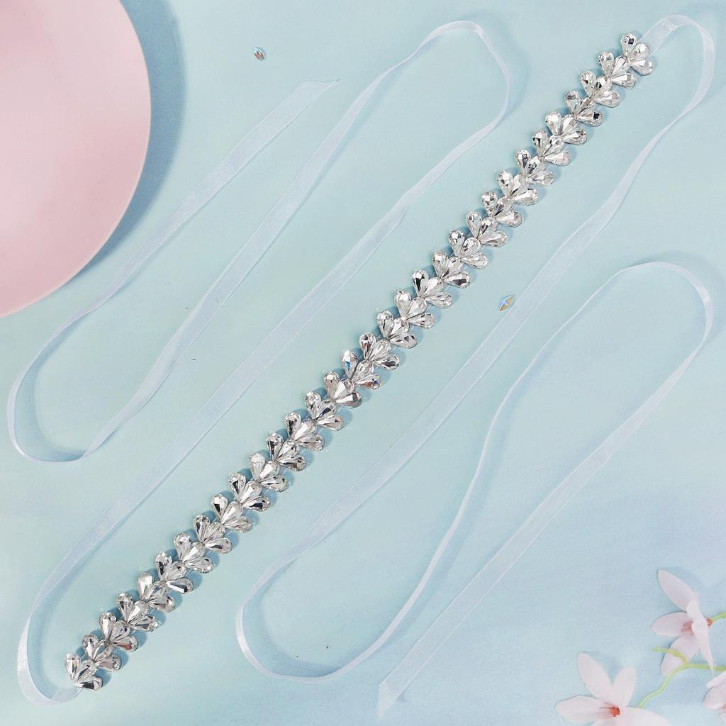 Handmade Rhinestone Bridal Belt Chain Fashion Wedding Dress Accessory For Photo Shoot And Stage Performance Unique Design