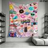Stylish Graffiti Pattern Home Decor Tapestry, Wall Hanging, Decorative RV Wall Cloth.MGT0918496