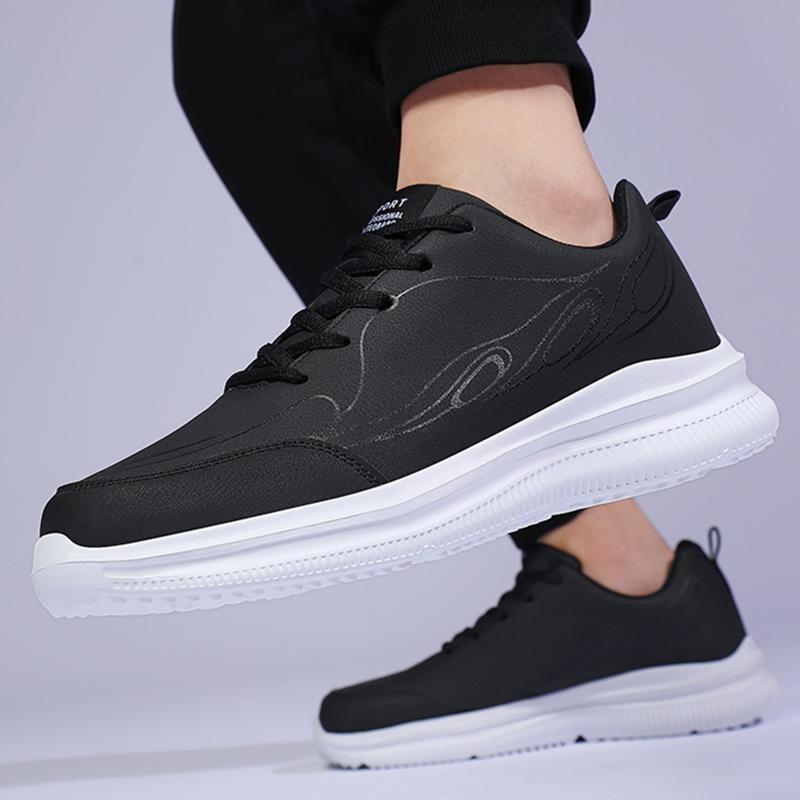 Jaro/podzim Vodotěsné Protiskluzové tenisky Kožený povrch Prodyšné Ležérní Extra velké pánské boty