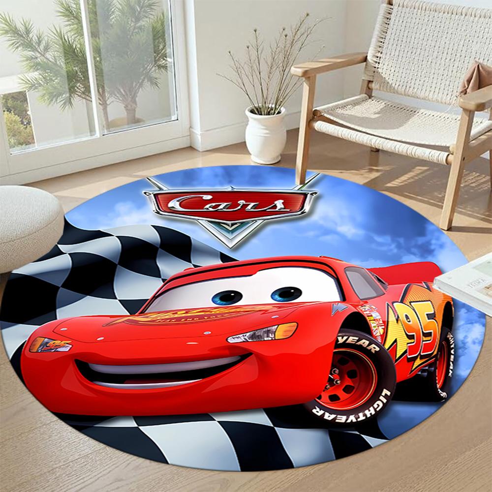 Dinsey Round Carpet Design for Game Room Outdoor Balcony Foyer Anti-slip Round Rug Decorate Offices Wedding Party Gift