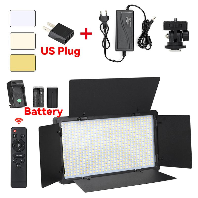 U600 LED Photo Studio Light For Game Live Video Lighting 40W Portable Video Recording Photography Panel Lamp