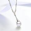 Temperament Female Pearl Pendant, Female Silver-plated Jewelry, Water Drop Fashion