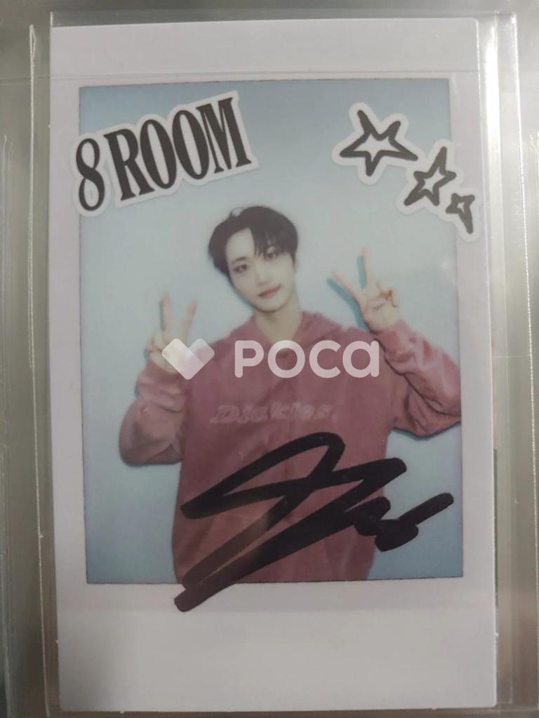 [USED] ATEEZ Seonghwa ATEEZ 7TH ANNIVERSARY OFFICIAL POP-UP '8ROOM' Purchase Bonus