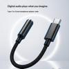 Type C to 3.5mm Jack Audio Adapter Universal Fit HiFi Stereo Sound for Car Headset Wired Earphone Use