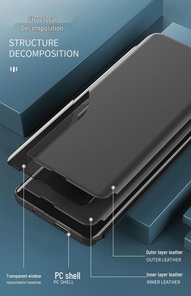 Samsung S26 Ultra Magnetic Flip Leather Phone Case - Anti-Fall & Smart Sleep Holder