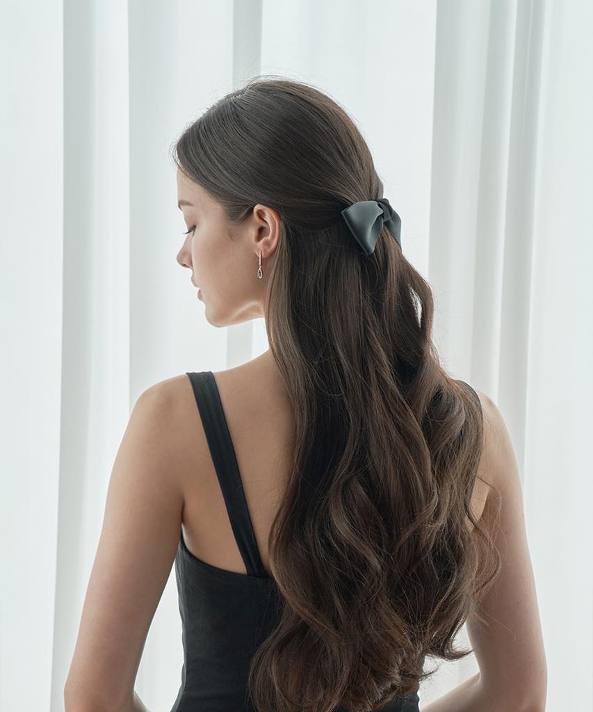 Ellejewelry Black Ribbon Hairpin Elhp004