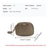 Solid Color Handheld Wallet Korean Style Small Item Bag Simple Zipper Coin Purse  Outdoor