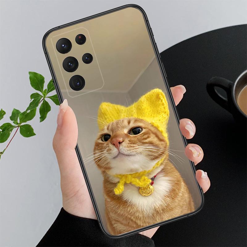 Phone Case For Samsung A17 A55 A16 A56 A35 A15 A53 A54 A33 A34 A25 A05S A52 A52S A07 A26 A06 Cute Cats