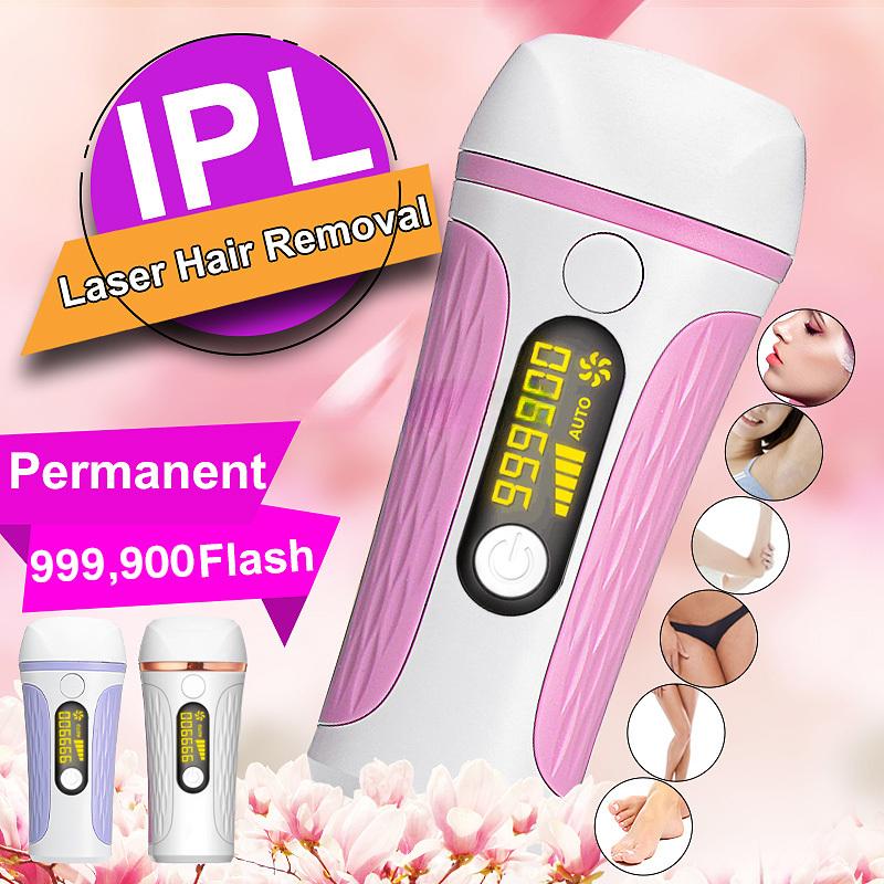 NEU 999.900 Blitze Professioneller Permanenter IPL Epilierer Laser Haarentfernung LCD-Anzeige Bikini Schmerzlose Haarentfernungsmaschine